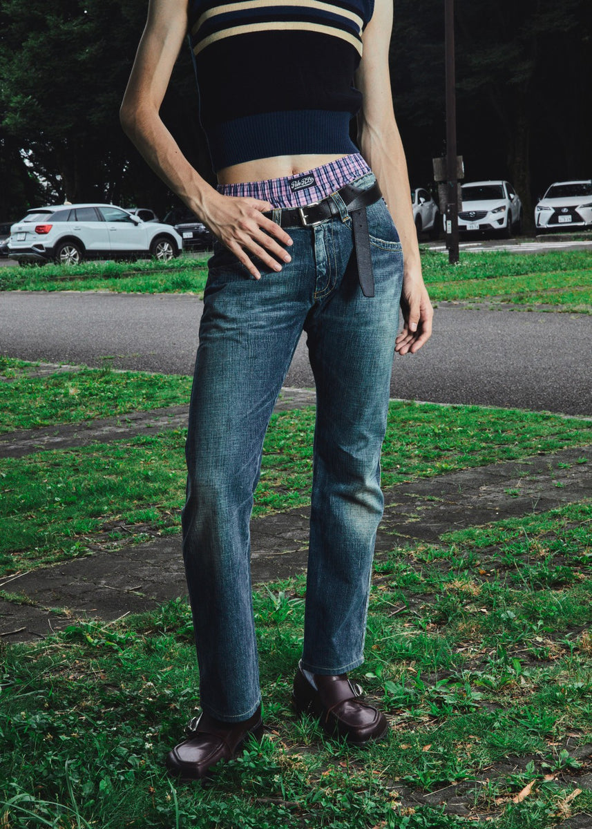 JEAN PAUL GAULTIER SEMI FLARE DENIM MENU ONLINE